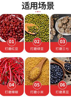 汽油磨粉机商用不锈钢新型移动式五谷杂粮磨粉机研磨机打粉机