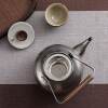 Retro stainless steel tea kettle restaurant industrial tea kettle with filter tea set golden tea kettle boiling kettle
