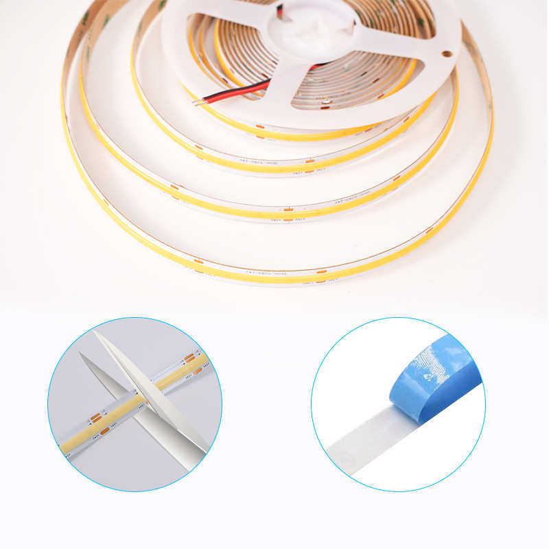 COB灯带自粘灯条低压柔性10mm宽480 512 528灯90显吊顶工程线条灯,淘宝优惠券,粉丝福利购,淘宝优惠卷