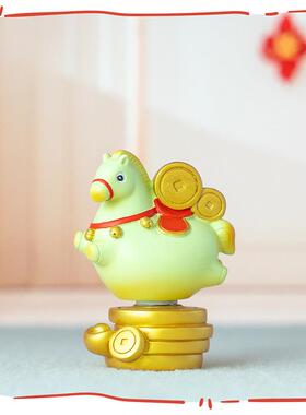 马生肖好寓HM203马上有米花盲盒新年惊年喜礼盒饰桌面摆件装意礼