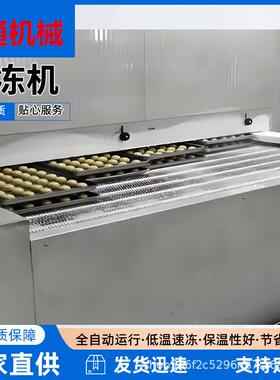大型隧道速冻机流态化速冻设备双螺旋速冻机厂家