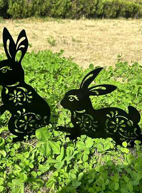 跨境新款春天花园系列艺金兔园子插件 创意设计jy240322林景铁观