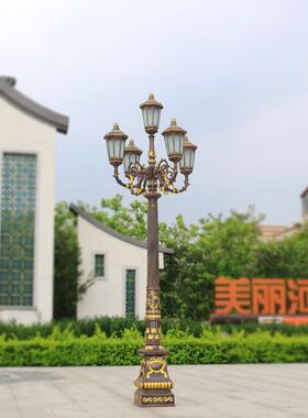 中山欧式防水庭院灯室外照明景观灯铝材复古创意路灯户外灯具