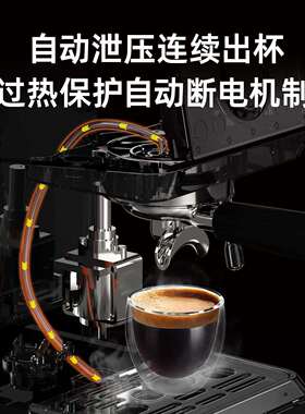 CafeLffe聚咖58mm意式半自动咖啡机冷萃商用家用小型极萃MK902