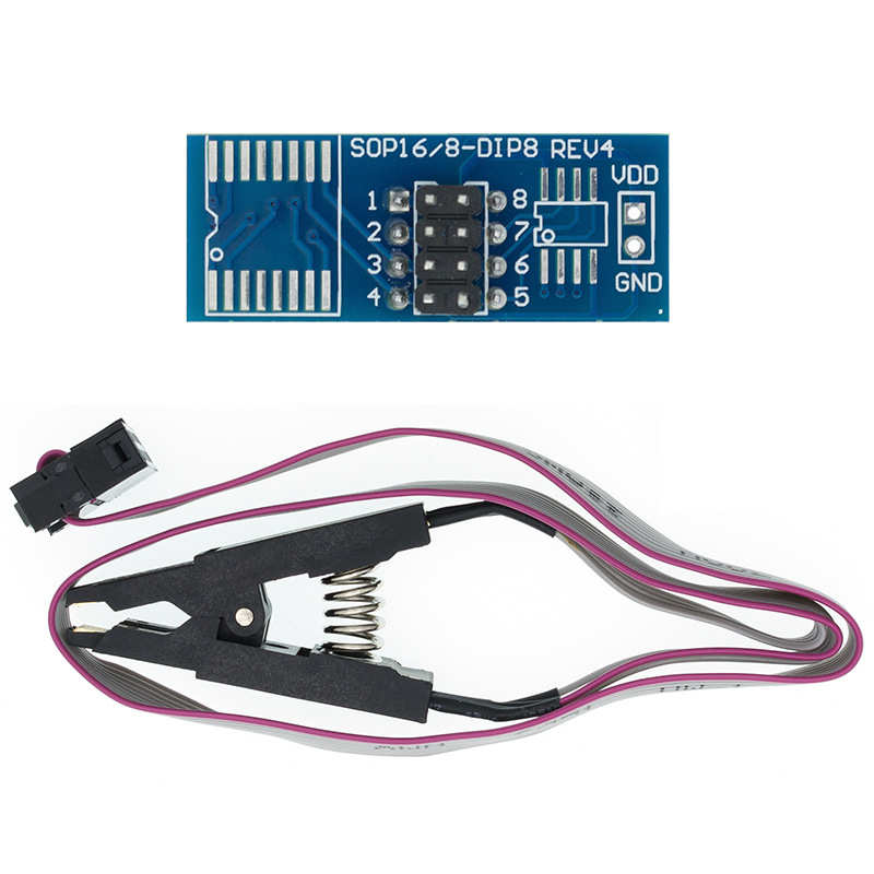 XTW100 CH341A编程器 USB 主板路由液晶 BIOS FLASH 24 25 烧录器 - 图0