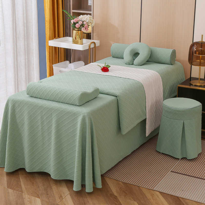 头床耳奢疗按摩棉棉针织套床罩四采轻美容高档批发件套美容院全,淘宝优惠券,粉丝福利购,淘宝优惠卷