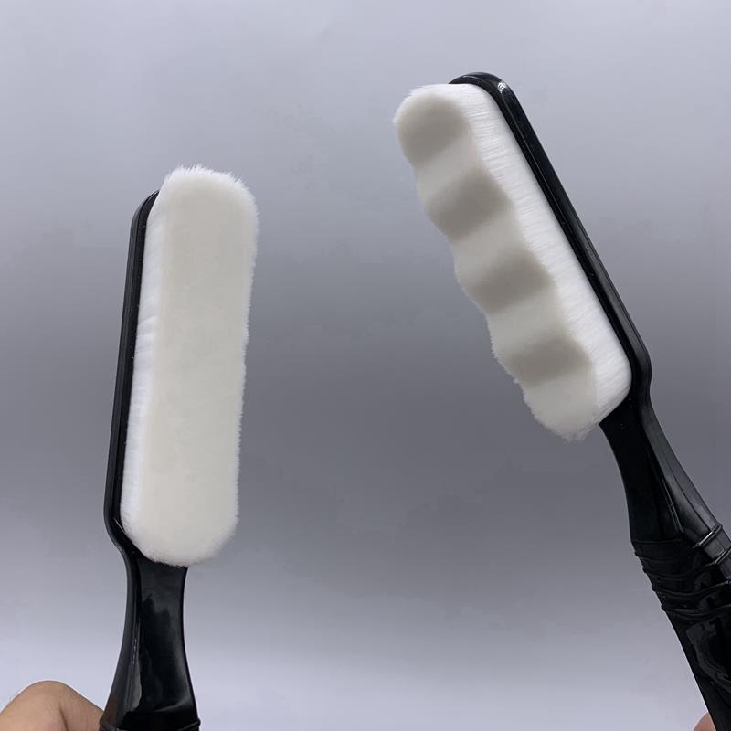 文玩万毛刷大号清洁网红平头核桃金刚纳米软清理包浆超细打底牙刷 - 图2