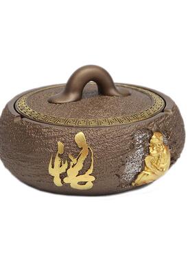 个性烟灰缸树脂时尚烟灰缸家用创意茶桌工艺品家居家具饰品摆件