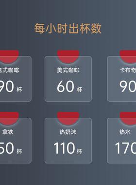 咖乐美K95LTPLUS便利店酒店扫码支付全自动萃取浓缩咖啡机咖啡豆