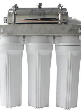 家用厨房四级大流量超滤净水器除细菌500L不锈钢超滤机厂家