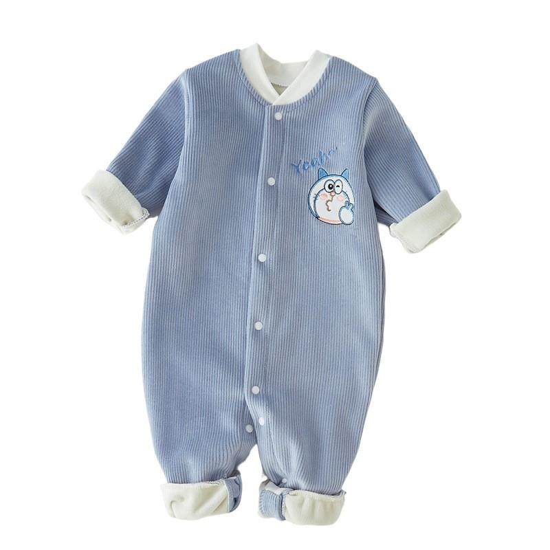 宝宝冬装加绒加厚保暖棉服男女新生儿套装连身衣哈衣冬季外出抱衣,淘宝优惠券,粉丝福利购,淘宝优惠卷