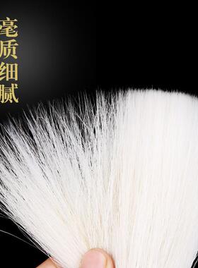 羊毫斗笔抓笔粗大毛笔对联大字提斗笔实木笔杆书法练习笔