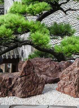 户外英造thj#fglz景德石玻璃钢青龙石塑雕落地摆件橱假窗装饰