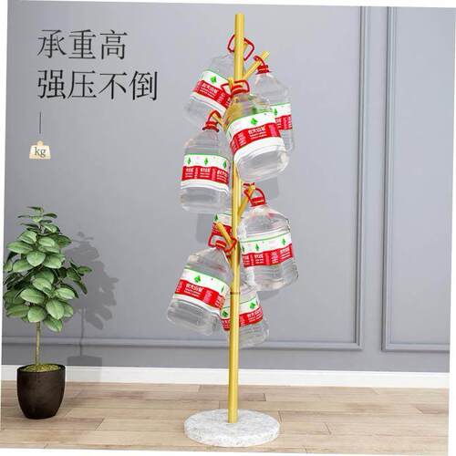 Big coat rack stand clothes holder hat hanger wooden cloth - 图2
