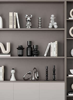 匠十三  高档轻奢酒柜软装饰品现代简约客厅电视柜家居饰品摆件