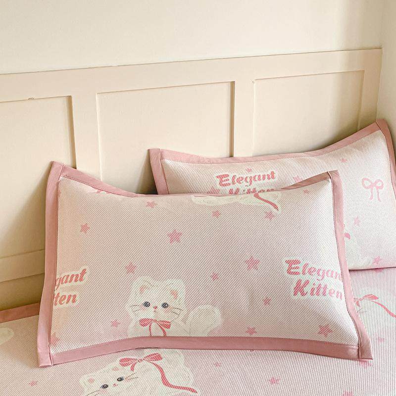 a类冰藤席2025夏季家用双人凉席三件套折叠软席学生宿舍单人席子,淘宝优惠券,粉丝福利购,淘宝优惠卷