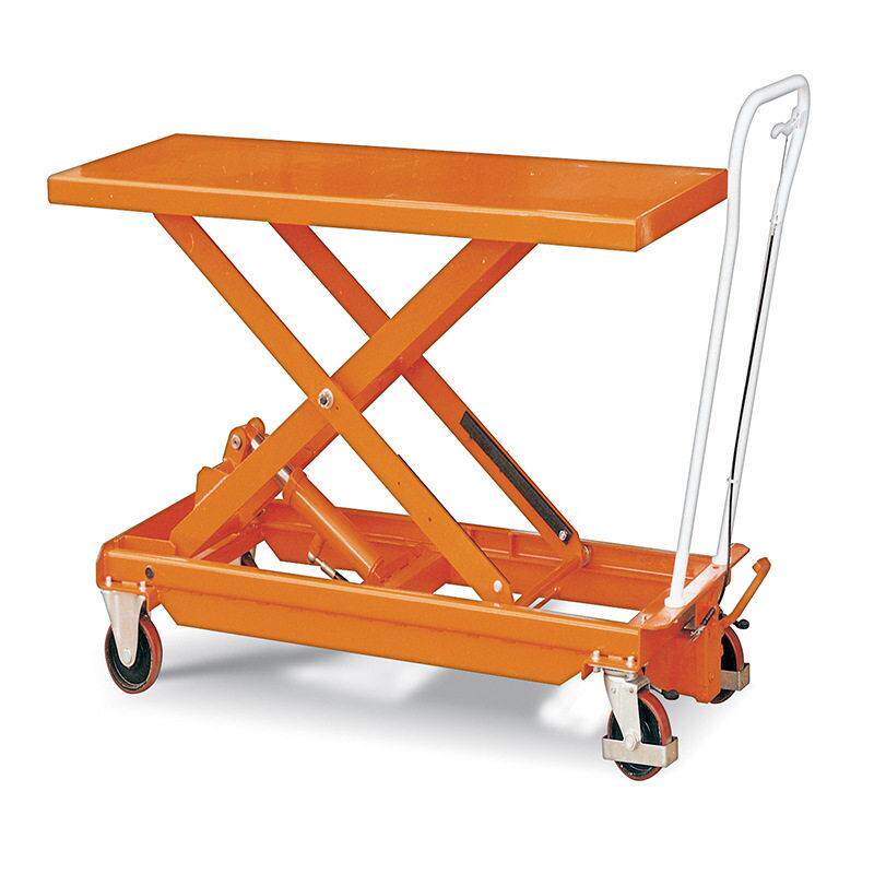 Large table foot-operated hydraulic lifting platform scissor-type mobile electric mold handling lifting platform