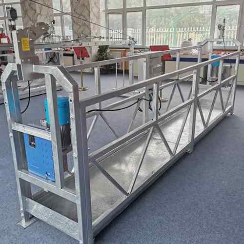 建筑工地高空作业外墙升降提升机配件施工装修铝材质电动吊篮 - 图0