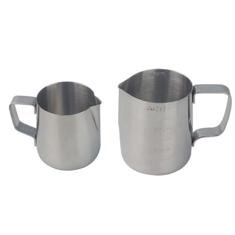 不锈钢拉花杯尖嘴杯打奶杯拉花缸奶泡杯花式奶杯内外刻度咖啡杯,淘宝优惠券,粉丝福利购,淘宝优惠卷