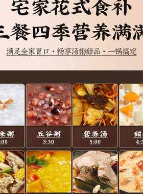 电砂锅紫砂炖汤养生锅煲汤家用插电煮粥汤锅炖盅全自动电炖锅陶瓷