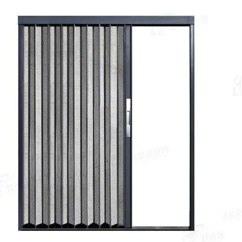 折叠推拉式铝合金纱门家用纱窗门防蚊虫门免打孔卧室门帘简易,淘宝优惠券,粉丝福利购,淘宝优惠卷