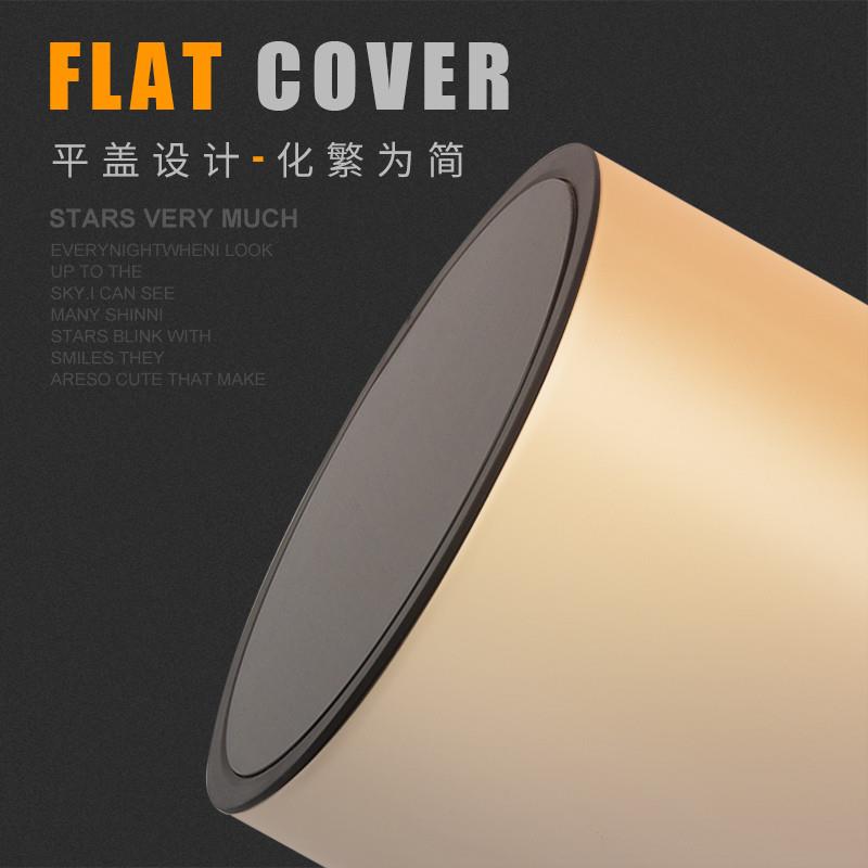 卫生间厨房不锈钢垃圾桶收纳脚踏家用简约定盖静音工厂14L - 图1