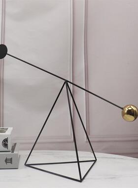 现代简约厅平衡艺术品摆设BJ00032酒售关楼处玄样版房客软装饰店