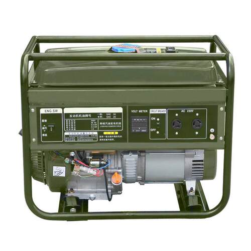 东明 DONMIN 单相5kw 小型便携式电启动汽油发电机DM6500CXD-BD - 图3