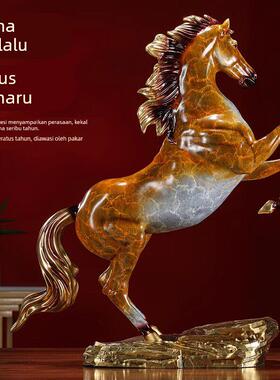 源盛集珍全铜马到成功摆件家居客厅办公室装饰品公司开业乔迁礼品