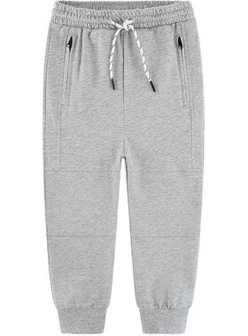 Q 10202 Heavy Cotton Solid Color Men's Pants 华棉纯色运动裤