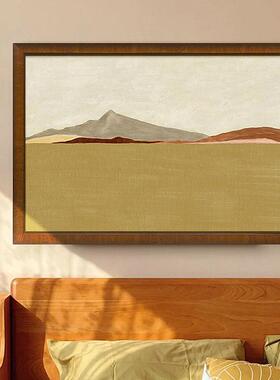 山景》法式中古风客厅风景画北欧复古装饰画小众艺术玄关餐厅挂画