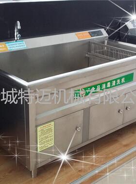 厂家定制多功能洗菜机 学校食堂蔬菜清洗机 小型涡流气泡洗菜设备