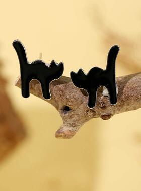 Halloween funny spider pumpkin ghost earrings万圣节搞怪耳环