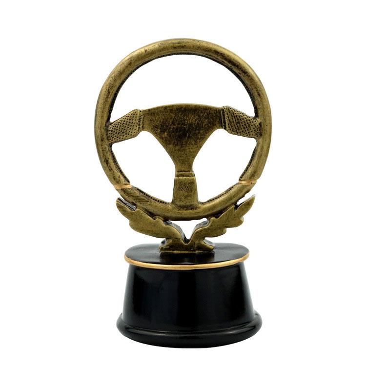 Wanyuanxin Racing Steering Wheel Trophy Resin Crafts Competitive Competition Awards Supplies HX1931