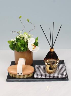 板房卫生间摆件酒香店薰洗DP500透手池装饰售处高档沐样浴组楼合