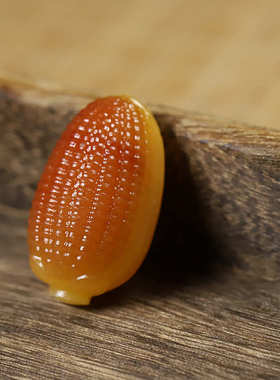 天然阿富汗玉石手把件金玉满堂手工玉石玉米平安手把男女精致把玩