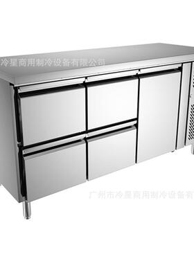 下置机组抽屉式冷藏工作台ome冰柜商用操作台 风冷220V60hz冰箱