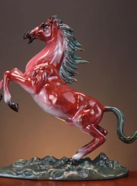 马到成功铜奔马跃马立马成功高档生肖马摆件开业礼品