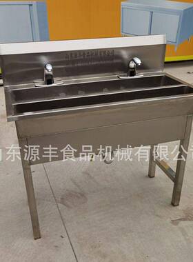 脚踏式洗手槽 食品厂脚踏式感应式304不锈钢洗手池 不锈钢洗手池