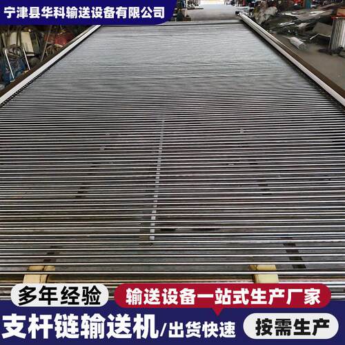 送不锈钢支轴链输机鸡DET蛋分拣河粉清送带链条式洗支输杆链传送 - 图1
