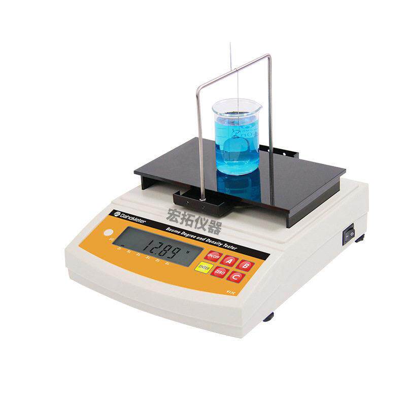 Electronic liquid density meter automatic intelligent digital display dye density Baume degree Tewadel degree integrated tester