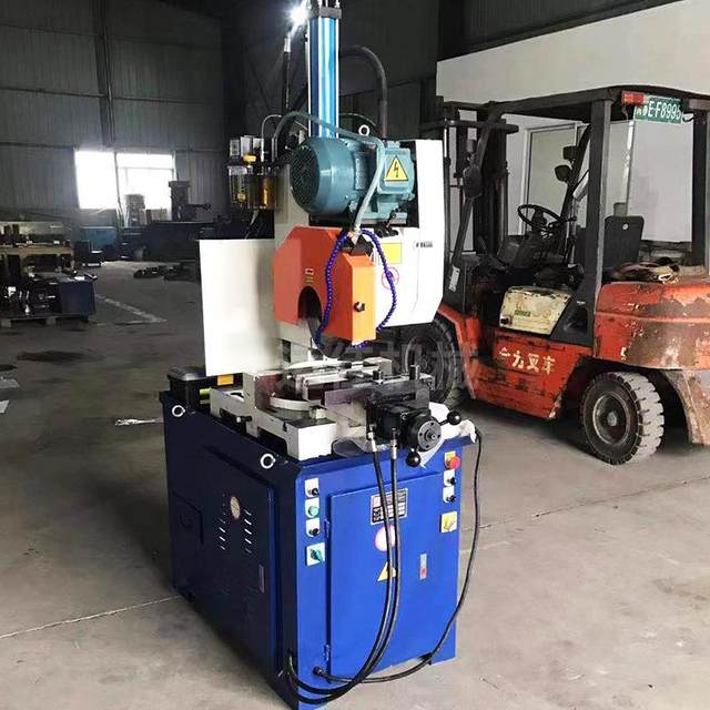 Manufacturer supplies KF-425 aluminum cutting machine fully automatic aluminum cutting machine metal round tube copper tube cutting equipment spot