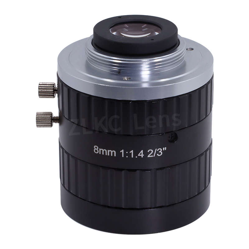500万工业镜头6mm8mm16mm50mm低畸变1.4大光圈机器视觉相机镜头C - 图2