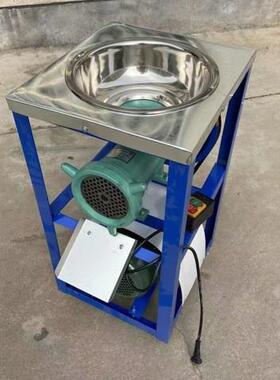 源头厂家大功率不锈钢多功能全自动碎骨绞肉灌肠商用电动绞肉机