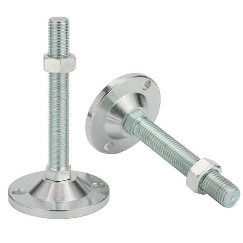 D100重型碳钢调节脚地脚螺丝脚杯支撑脚机脚盘m12m16m20m24m30 - 图3