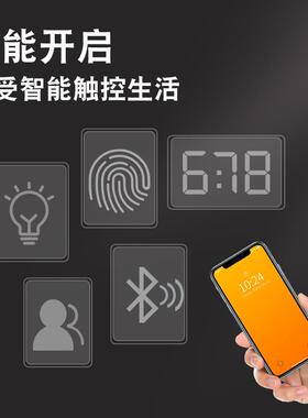 壁挂式圆镜背光LED化妆镜子卫生间触摸智能欧式浴室镜带灯除雾镜