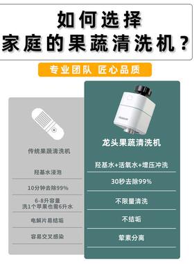便携式智能食材果蔬净化器新款家用活氧消毒除菌去农残水果清洗机