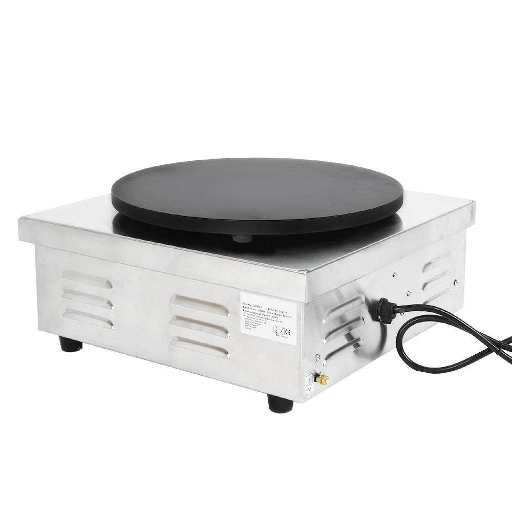 Factory direct selling price Western kitchen commercial pancake stove tabletop pancake fruit electromechanical pancake pan hand-caught pancake crepe