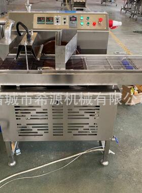 蛋糕巧克力涂层机 304不锈钢巧克力涂层设备甜甜圈巧克力涂层机