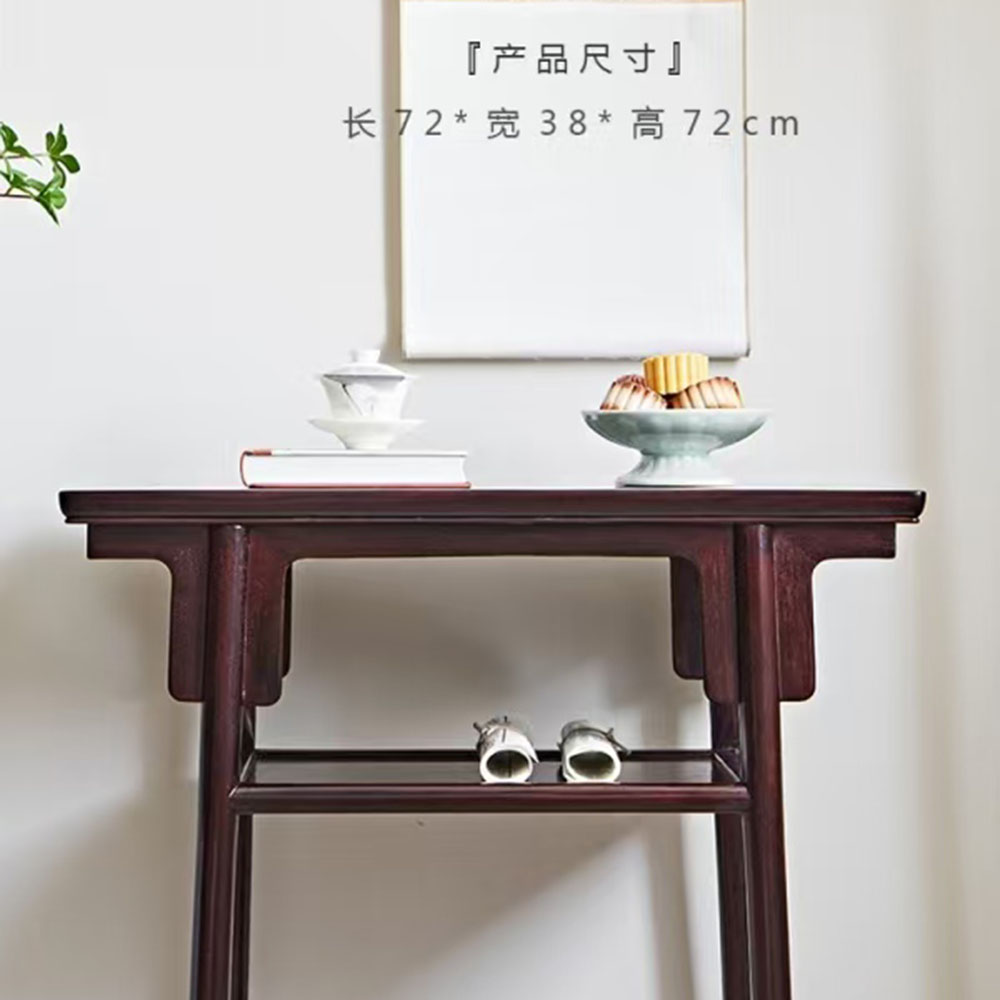 小叶紫檀条案红木家具供桌香案家用神台佛台玄关桌摆件桌条几 - 图3